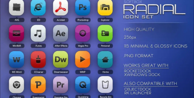 Radial Icons Set