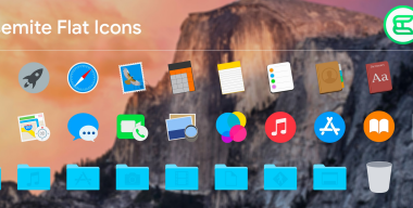Yosemite Flat Icons