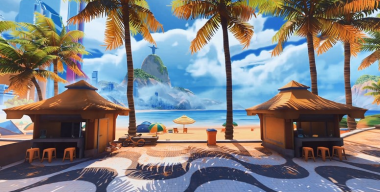 Пляж Overwatch 2
