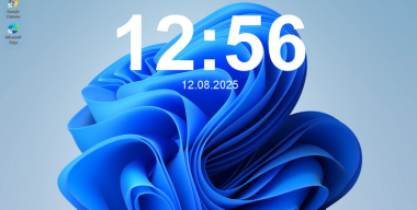 Как добавить часы на рабочий стол Windows