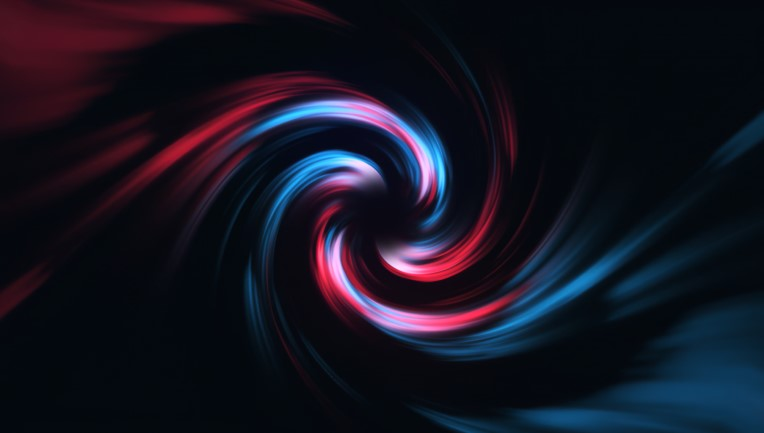 Красно-синий вихрь - Абстрактные живые обои