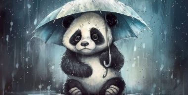 Грустный Панда