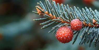 Ветка рождественской ели