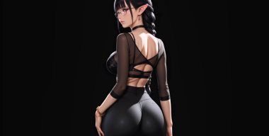 Эстетика девушки-тёмного эльфа