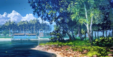 Остров у лагеря Совёнок