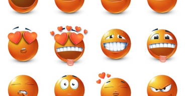Orange Face Emoji