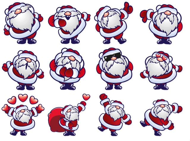 Новогодний Дед Мороз - Стикеры