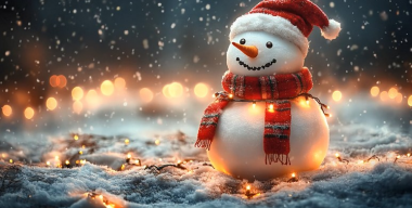 Рождественский снеговик