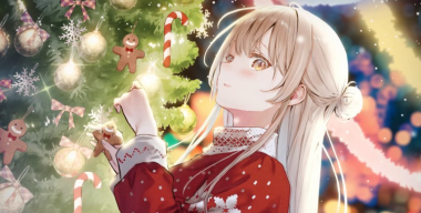 Махиру Сиина украшает ёлку