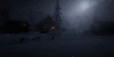 Заснеженная хижина