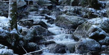 Зимний водопад