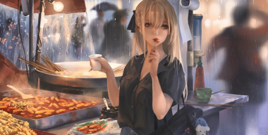 Перекус под дождём