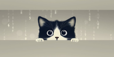 Любопытный котёнок