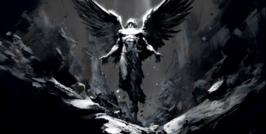 Падший Ангел среди руин