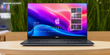 Чистая и современная настройка Windows 11 в macOS Layout