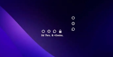 Mini power Rainmeter skin