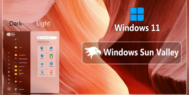 Меню «Пуск» Windows 11 в эстетике Sun Valley