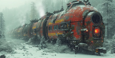 Стимпанк локомотив пост апокалипсиса