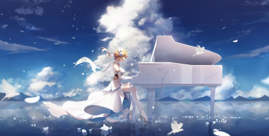 Lumine играющая на пианино - Genshin Impact